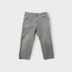 Carhartt Rugged Loose Fit Distressed Canvas Carpenter Workwear Pant, B159